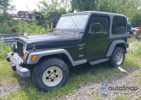 1999 Jeep Wrangler Sport из США, поврежденный, VIN 1J4FY19S6XP436988